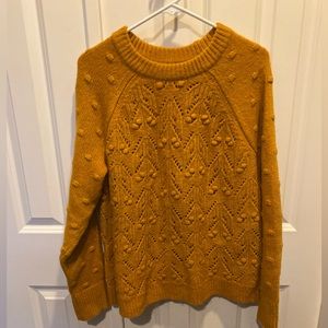 Crew Neck Sweater * Mustard Yellow